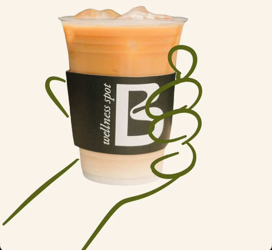 Bebida Blendé en vaso con funda wellness spot